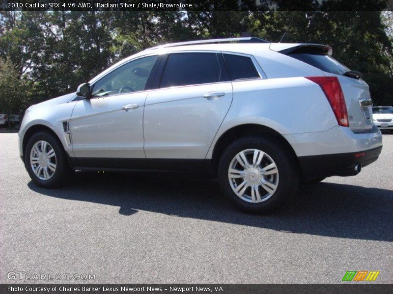 Radiant Silver / Shale/Brownstone 2010 Cadillac SRX 4 V6 AWD