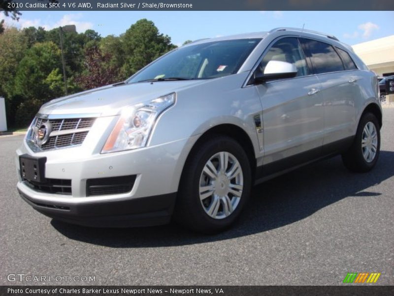 Radiant Silver / Shale/Brownstone 2010 Cadillac SRX 4 V6 AWD