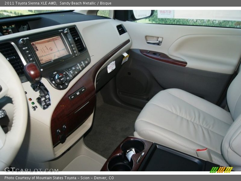 Sandy Beach Metallic / Bisque 2011 Toyota Sienna XLE AWD