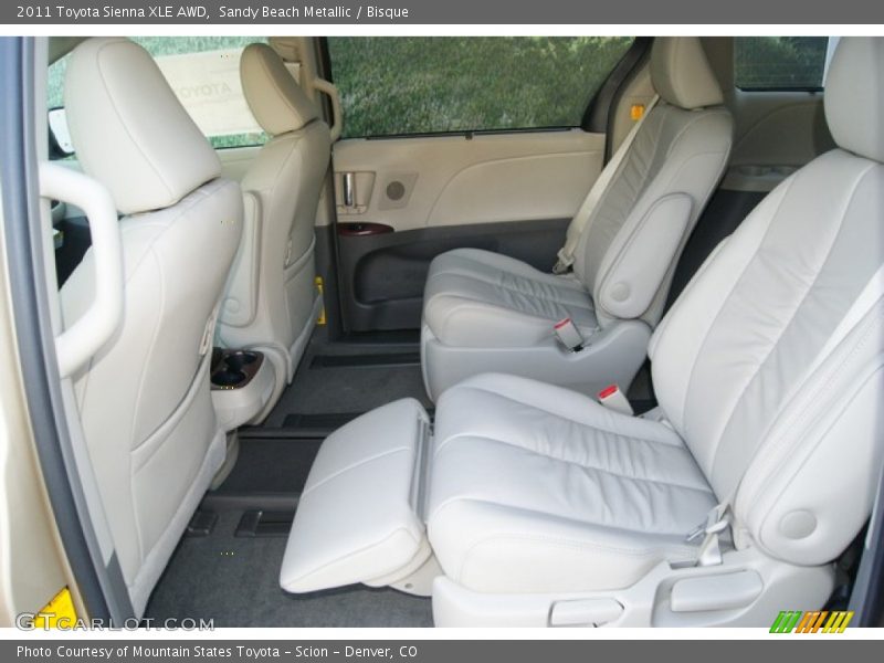 Sandy Beach Metallic / Bisque 2011 Toyota Sienna XLE AWD