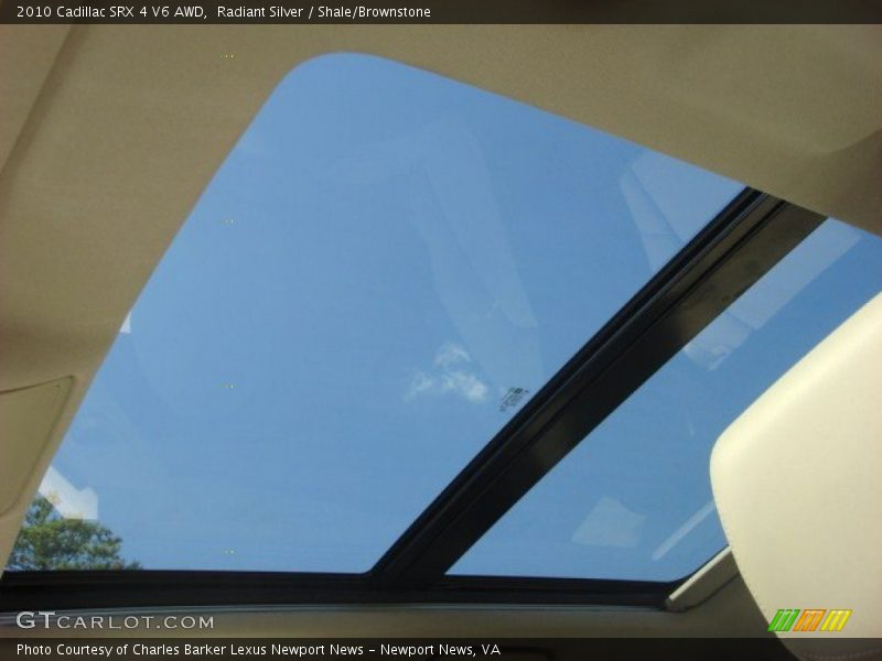 Radiant Silver / Shale/Brownstone 2010 Cadillac SRX 4 V6 AWD
