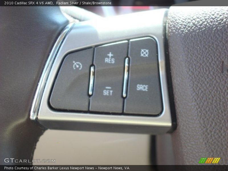 Radiant Silver / Shale/Brownstone 2010 Cadillac SRX 4 V6 AWD