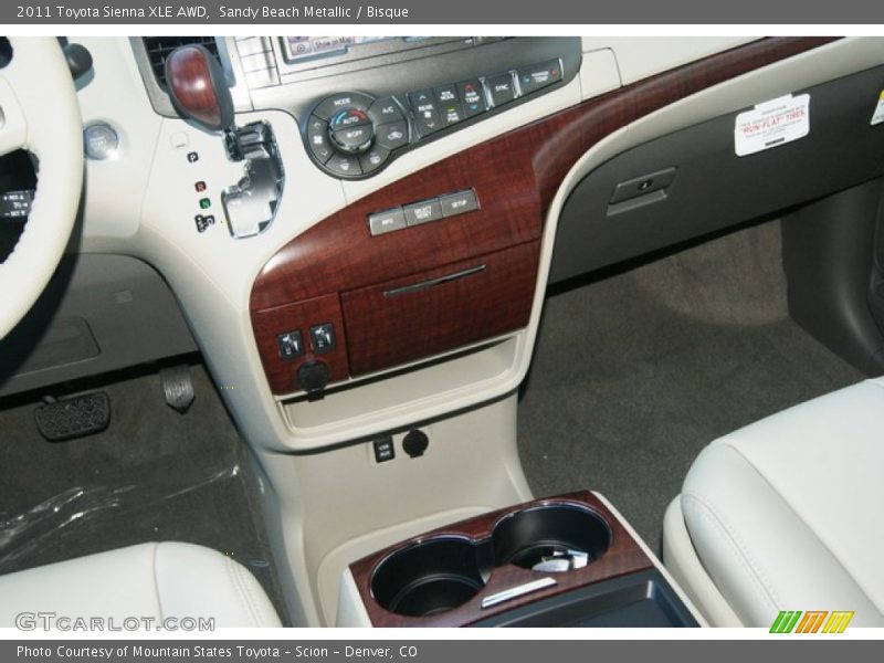 Sandy Beach Metallic / Bisque 2011 Toyota Sienna XLE AWD