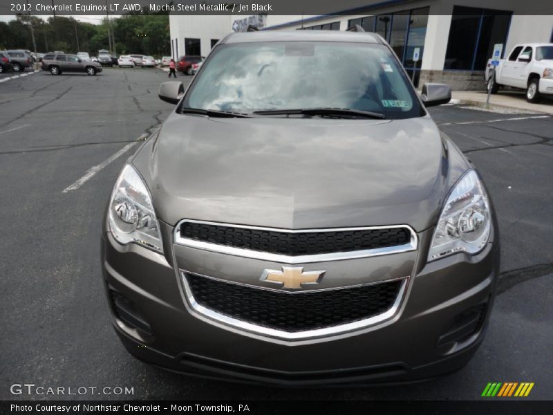 Mocha Steel Metallic / Jet Black 2012 Chevrolet Equinox LT AWD