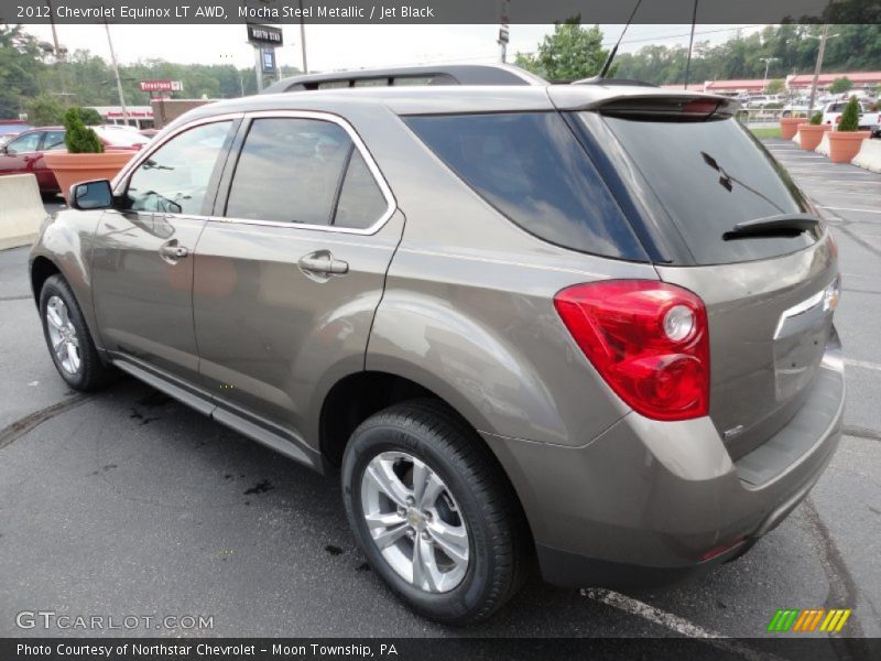 Mocha Steel Metallic / Jet Black 2012 Chevrolet Equinox LT AWD