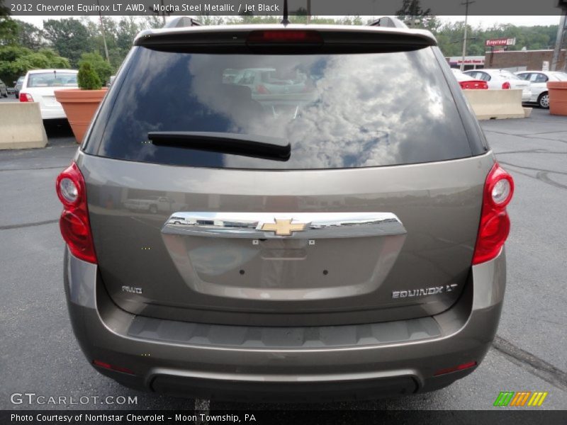 Mocha Steel Metallic / Jet Black 2012 Chevrolet Equinox LT AWD
