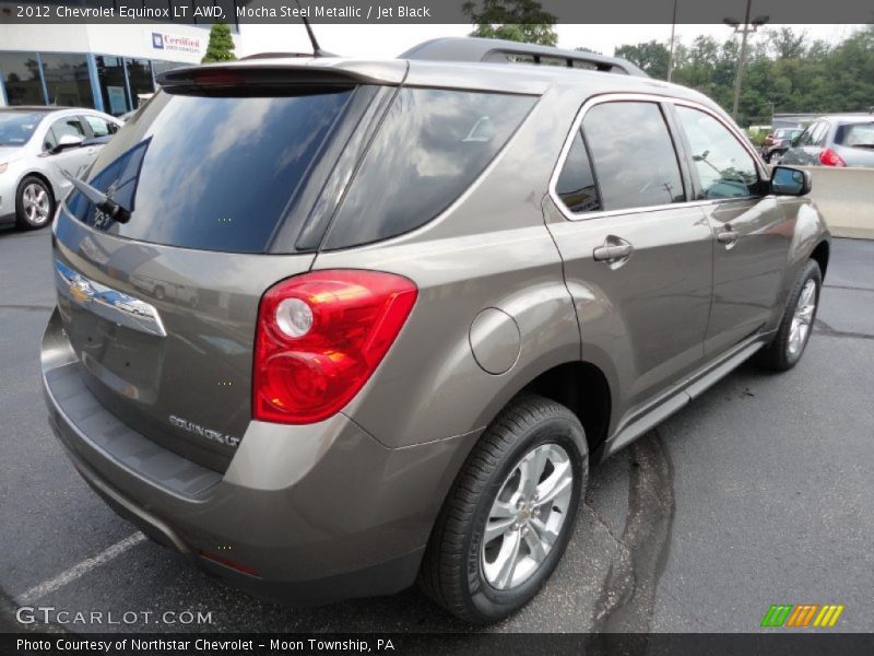 Mocha Steel Metallic / Jet Black 2012 Chevrolet Equinox LT AWD