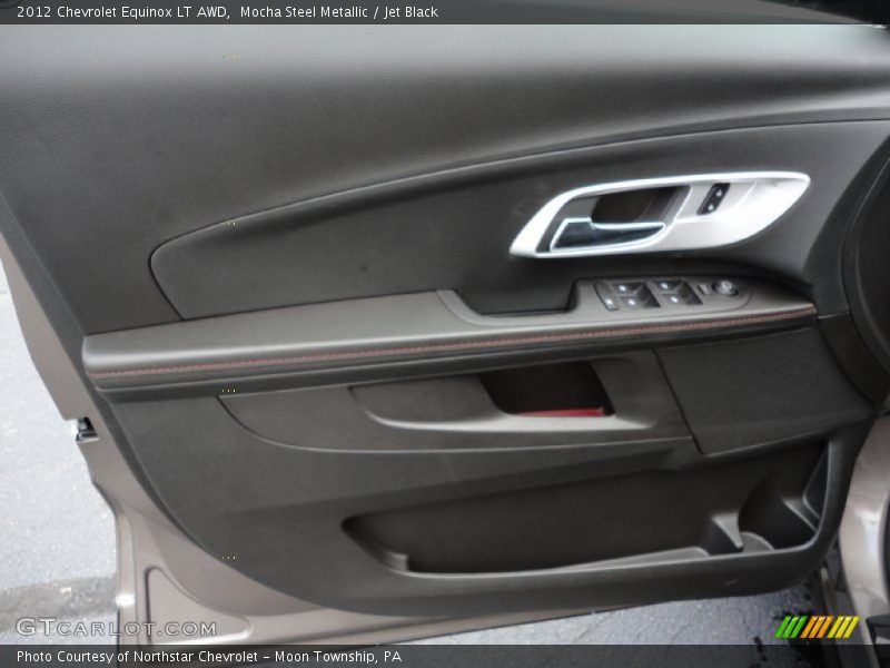 Mocha Steel Metallic / Jet Black 2012 Chevrolet Equinox LT AWD