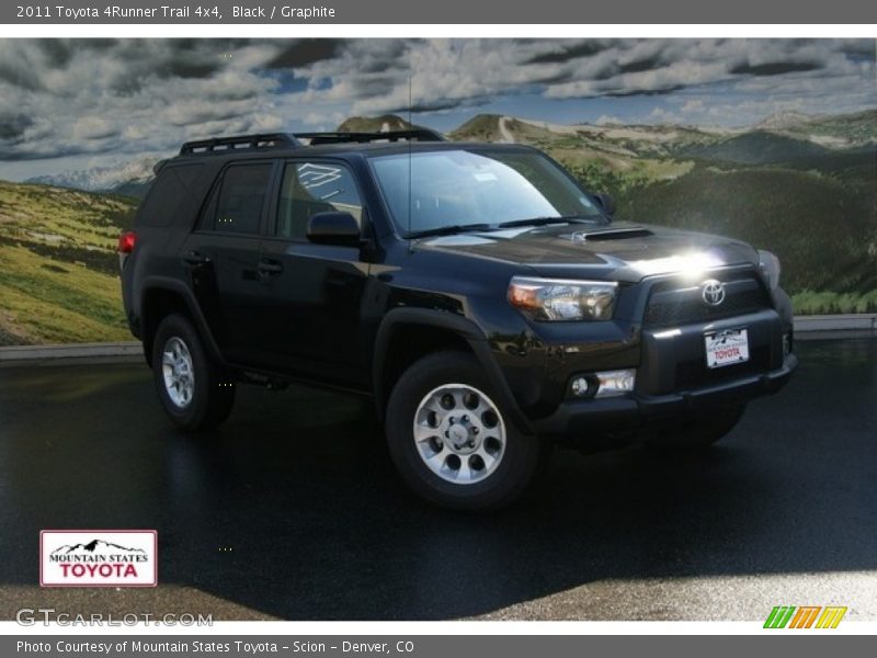 Black / Graphite 2011 Toyota 4Runner Trail 4x4