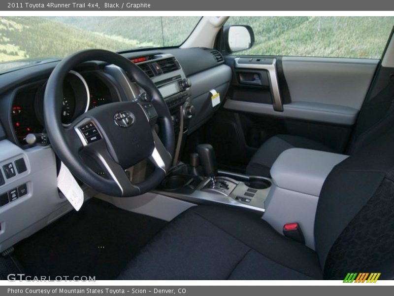 Black / Graphite 2011 Toyota 4Runner Trail 4x4