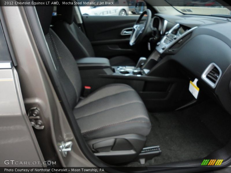 Mocha Steel Metallic / Jet Black 2012 Chevrolet Equinox LT AWD