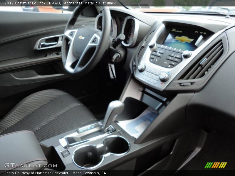 Mocha Steel Metallic / Jet Black 2012 Chevrolet Equinox LT AWD