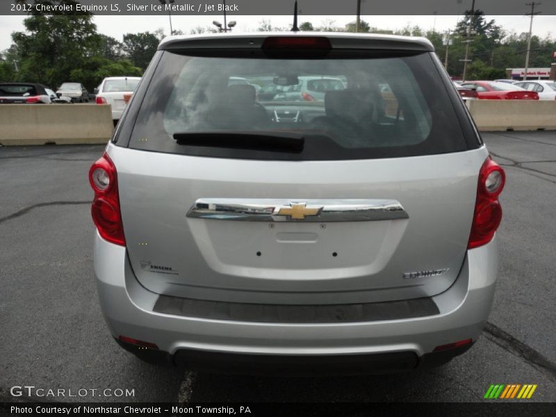 Silver Ice Metallic / Jet Black 2012 Chevrolet Equinox LS