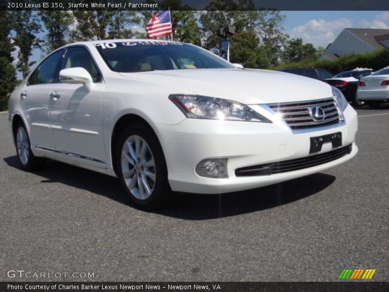 Starfire White Pearl / Parchment 2010 Lexus ES 350
