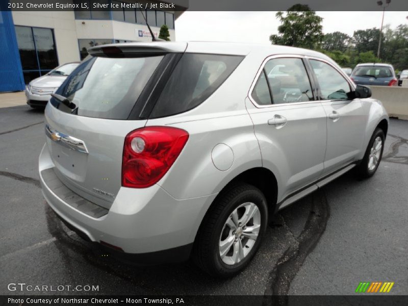 Silver Ice Metallic / Jet Black 2012 Chevrolet Equinox LS