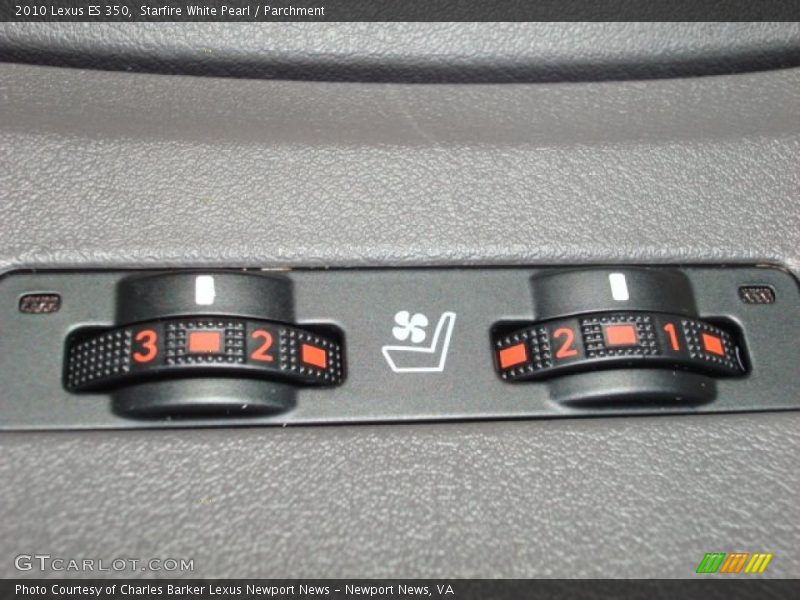 Starfire White Pearl / Parchment 2010 Lexus ES 350