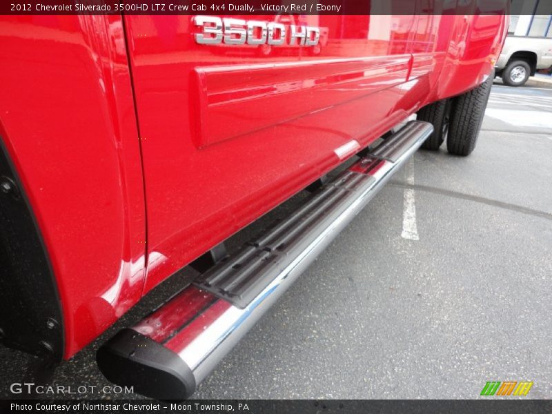 Victory Red / Ebony 2012 Chevrolet Silverado 3500HD LTZ Crew Cab 4x4 Dually