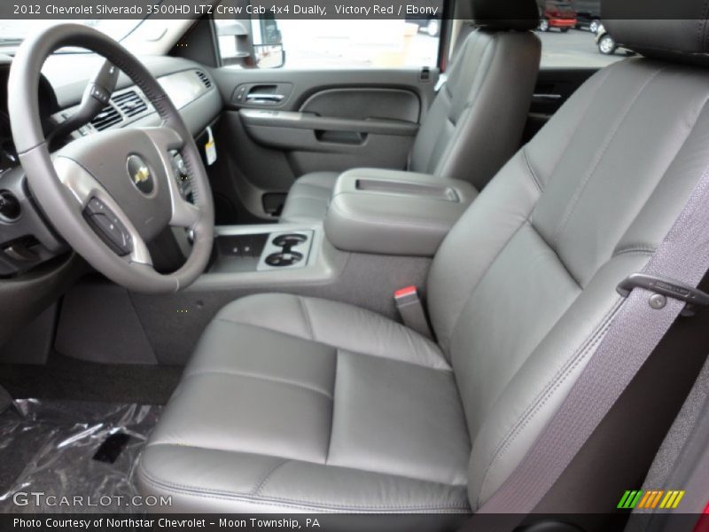  2012 Silverado 3500HD LTZ Crew Cab 4x4 Dually Ebony Interior