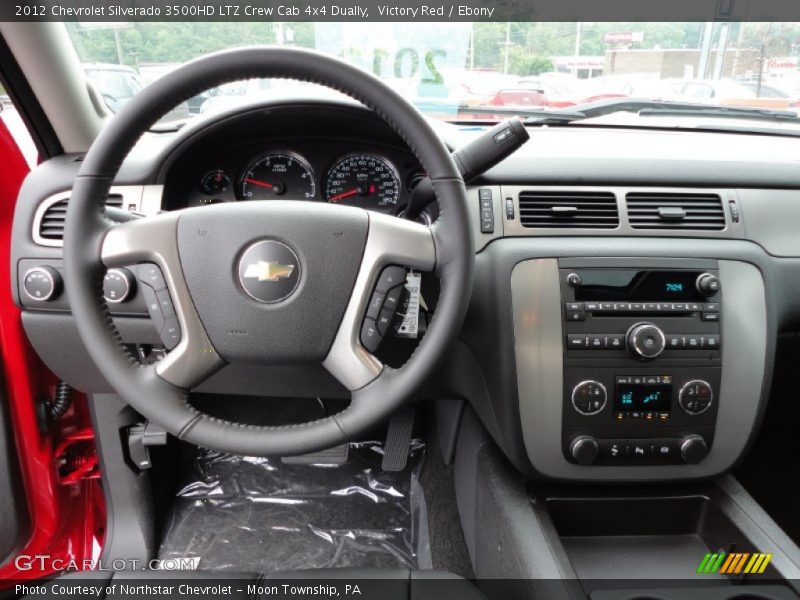 Dashboard of 2012 Silverado 3500HD LTZ Crew Cab 4x4 Dually