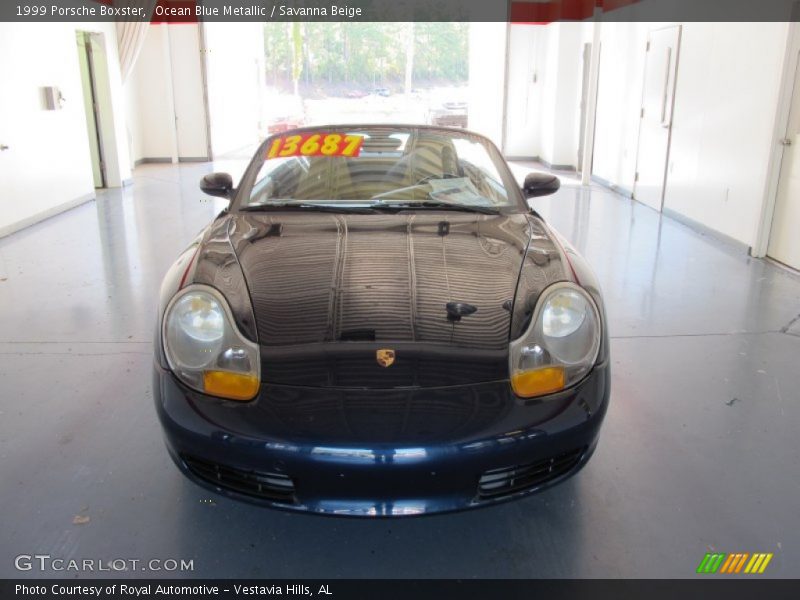 Ocean Blue Metallic / Savanna Beige 1999 Porsche Boxster