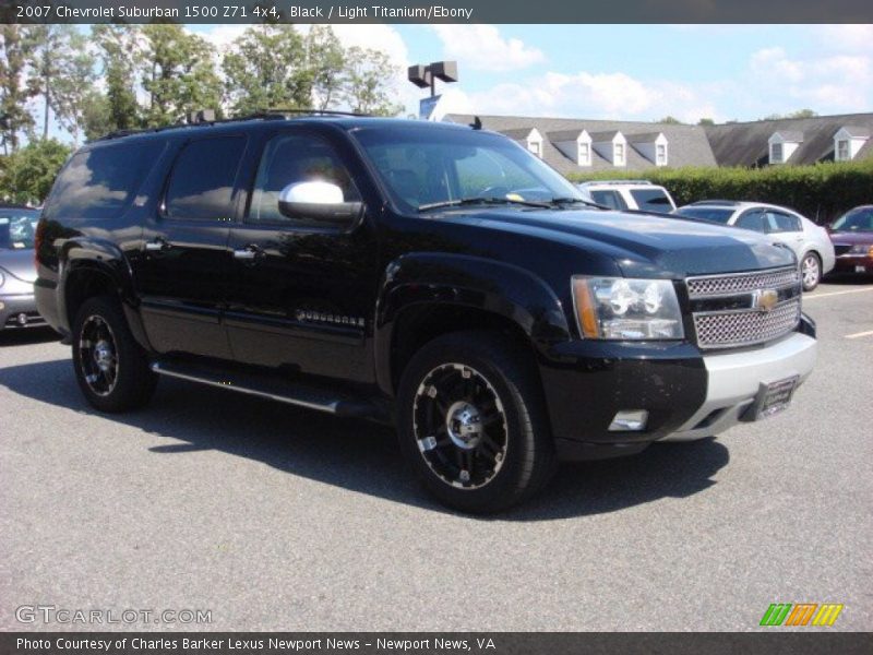 Black / Light Titanium/Ebony 2007 Chevrolet Suburban 1500 Z71 4x4
