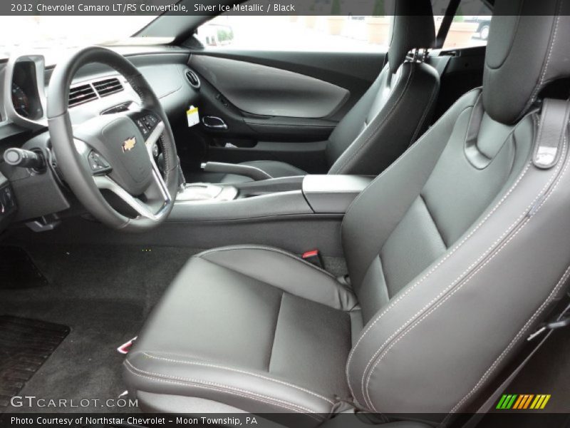  2012 Camaro LT/RS Convertible Black Interior