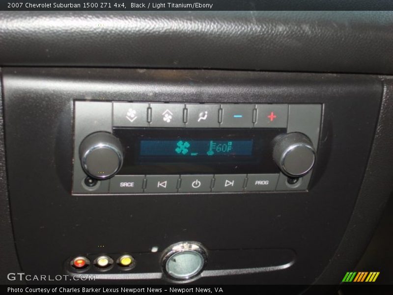 Controls of 2007 Suburban 1500 Z71 4x4