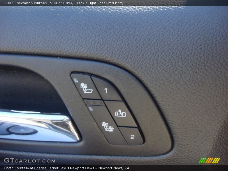 Black / Light Titanium/Ebony 2007 Chevrolet Suburban 1500 Z71 4x4