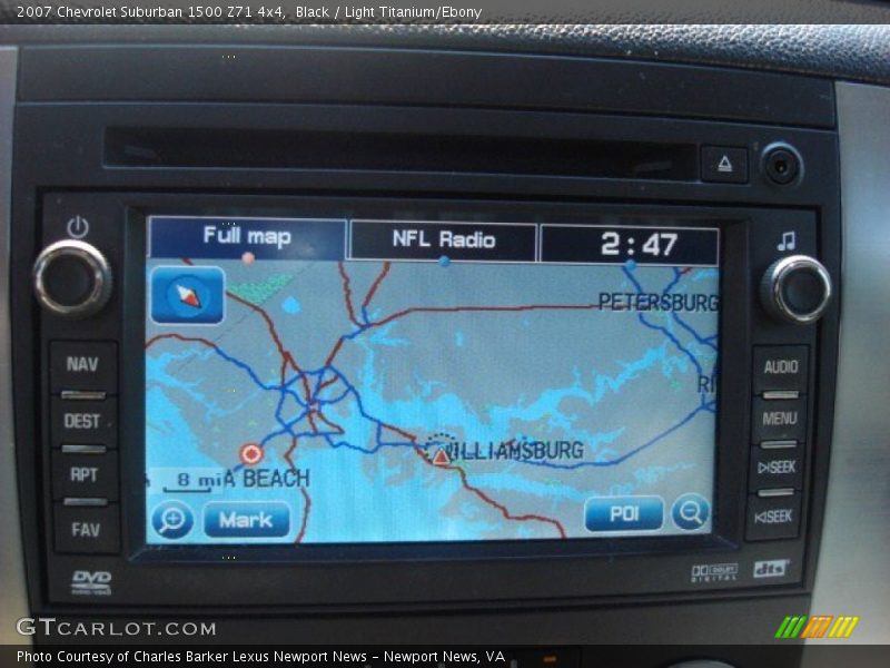 Navigation of 2007 Suburban 1500 Z71 4x4