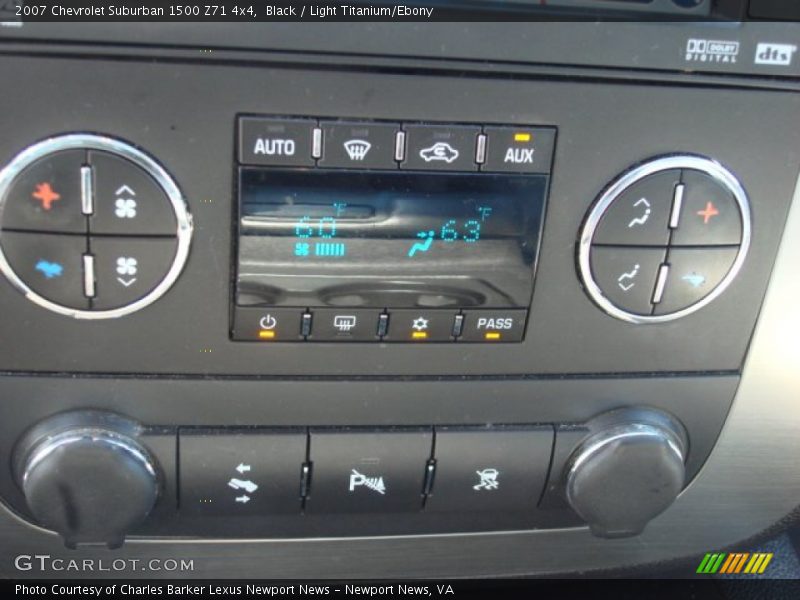 Controls of 2007 Suburban 1500 Z71 4x4