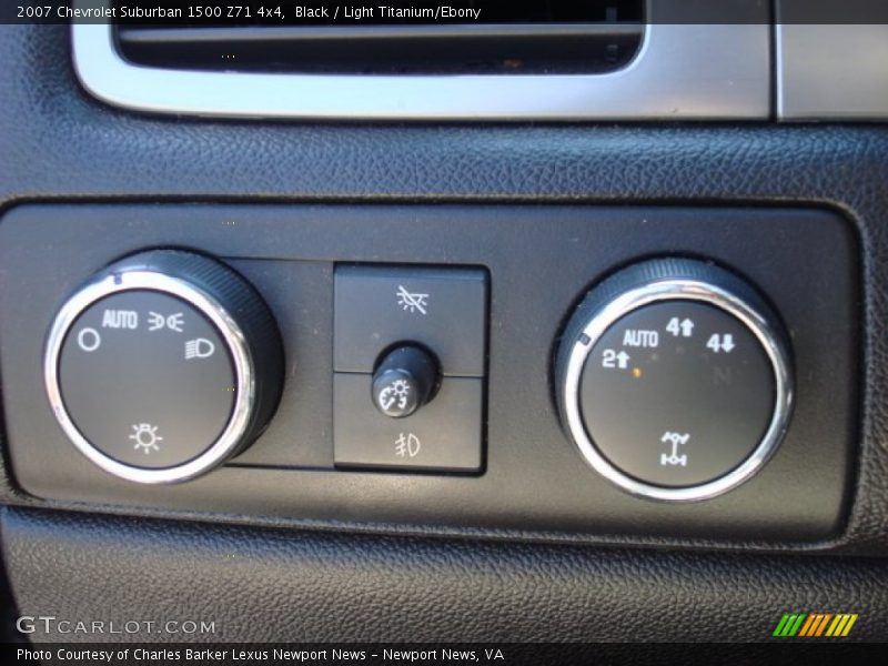 Black / Light Titanium/Ebony 2007 Chevrolet Suburban 1500 Z71 4x4