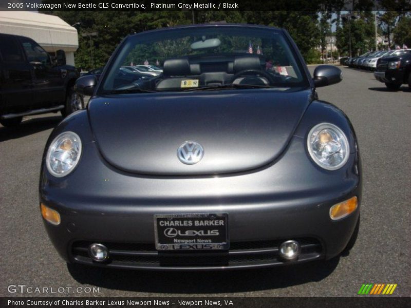Platinum Grey Metallic / Black 2005 Volkswagen New Beetle GLS Convertible