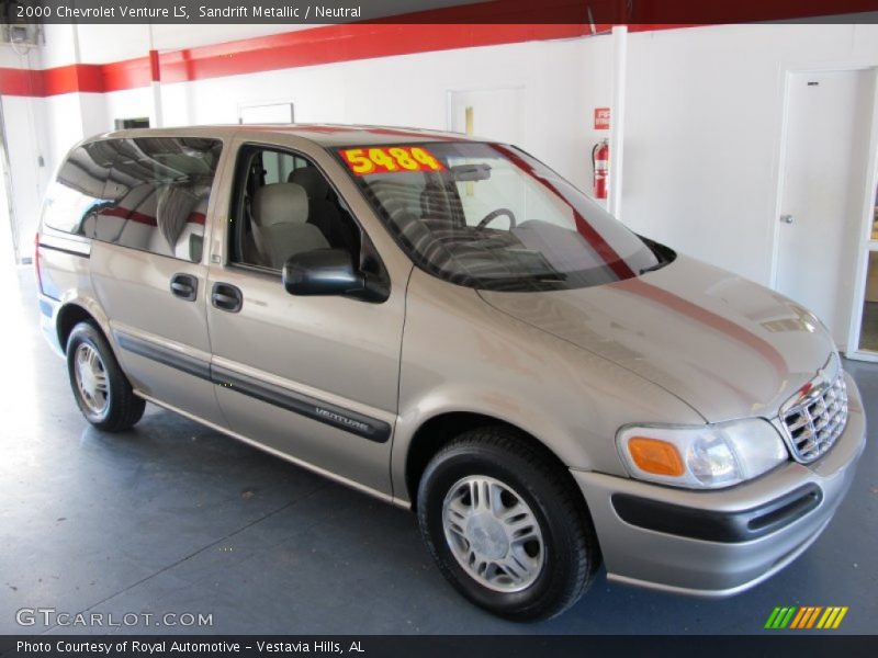 Sandrift Metallic / Neutral 2000 Chevrolet Venture LS