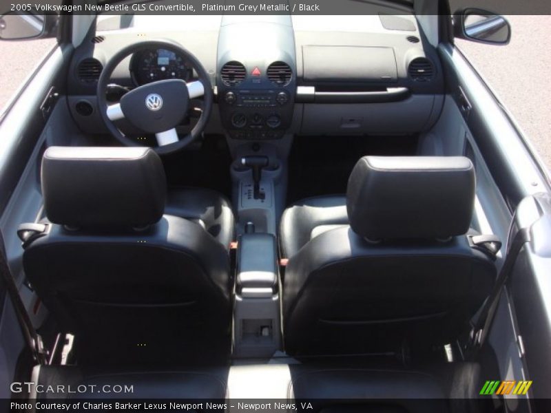 Platinum Grey Metallic / Black 2005 Volkswagen New Beetle GLS Convertible