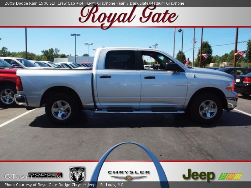 Light Graystone Pearl / Dark Slate/Medium Graystone 2009 Dodge Ram 1500 SLT Crew Cab 4x4