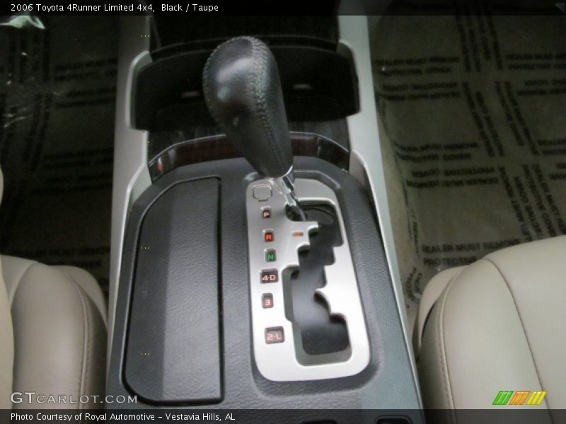 Black / Taupe 2006 Toyota 4Runner Limited 4x4