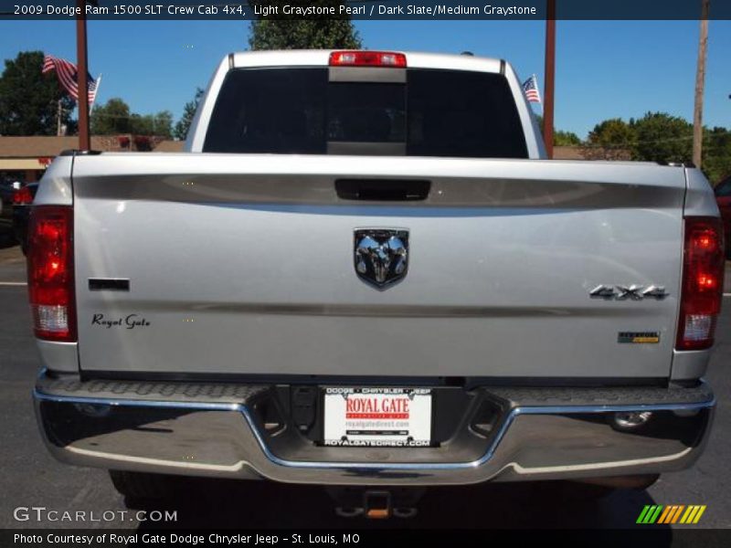 Light Graystone Pearl / Dark Slate/Medium Graystone 2009 Dodge Ram 1500 SLT Crew Cab 4x4