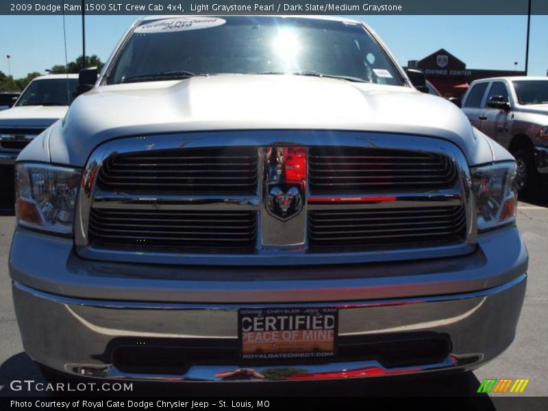 Light Graystone Pearl / Dark Slate/Medium Graystone 2009 Dodge Ram 1500 SLT Crew Cab 4x4
