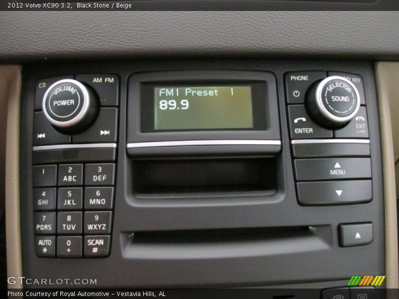 Audio System of 2012 XC90 3.2