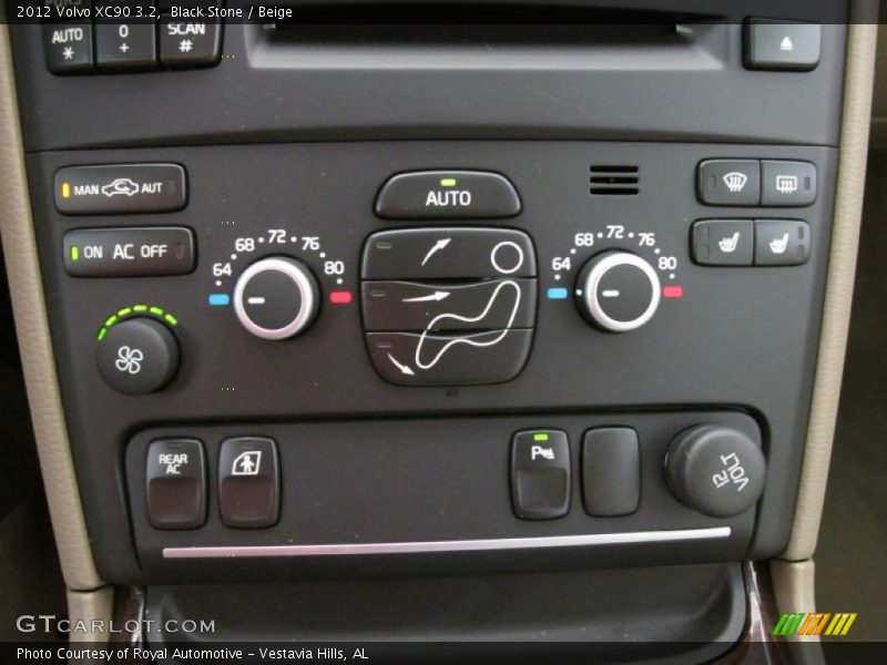 Controls of 2012 XC90 3.2