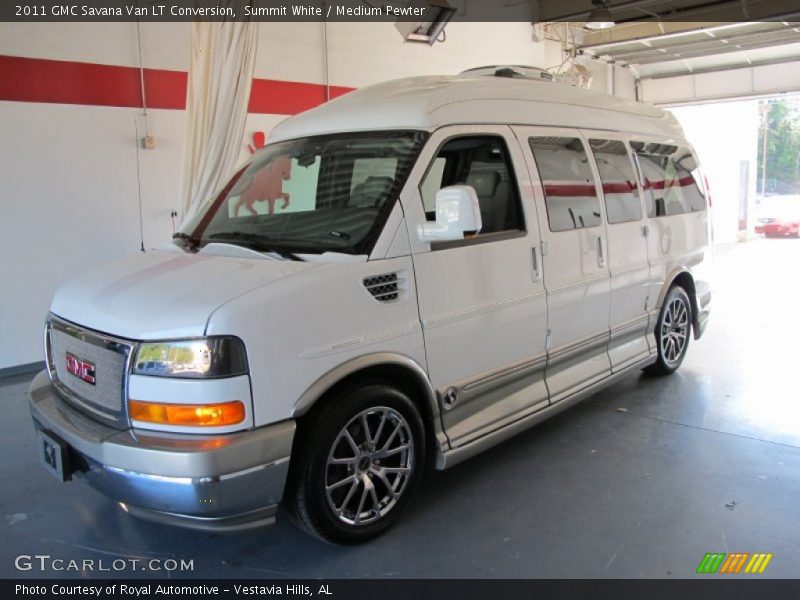 Summit White / Medium Pewter 2011 GMC Savana Van LT Conversion