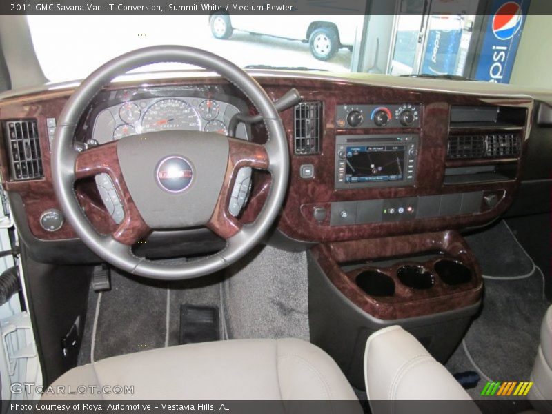 Summit White / Medium Pewter 2011 GMC Savana Van LT Conversion