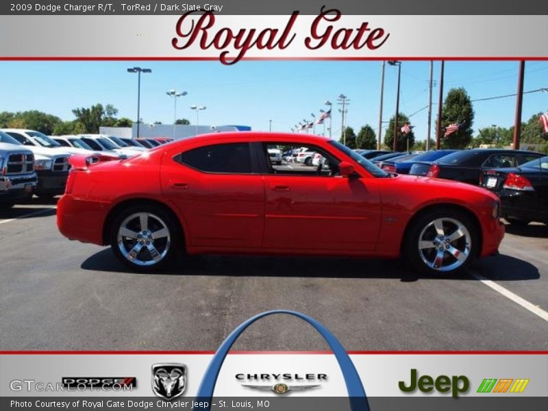 TorRed / Dark Slate Gray 2009 Dodge Charger R/T