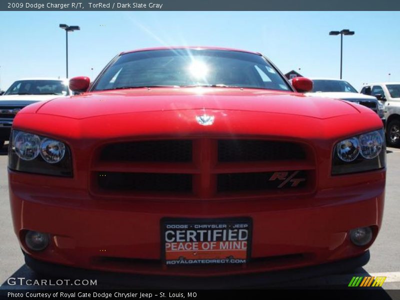 TorRed / Dark Slate Gray 2009 Dodge Charger R/T