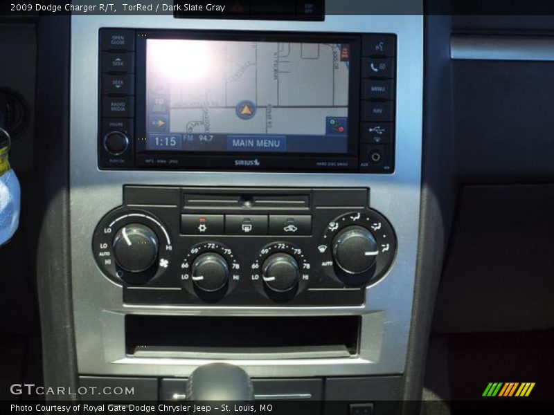 Navigation of 2009 Charger R/T