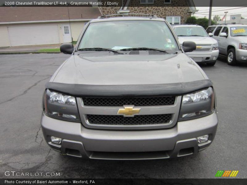 Graystone Metallic / Ebony 2008 Chevrolet TrailBlazer LT 4x4