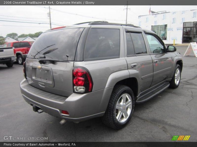 Graystone Metallic / Ebony 2008 Chevrolet TrailBlazer LT 4x4