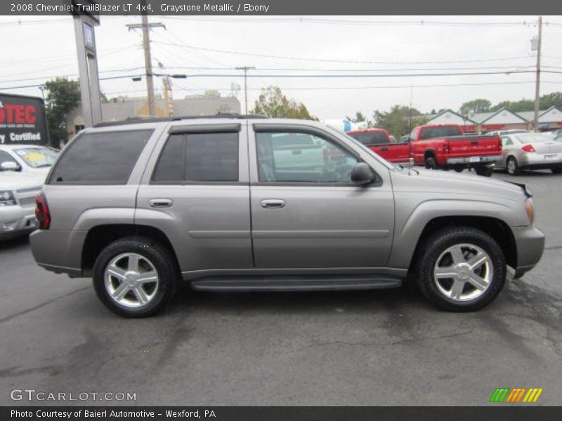 Graystone Metallic / Ebony 2008 Chevrolet TrailBlazer LT 4x4
