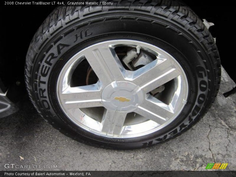 Graystone Metallic / Ebony 2008 Chevrolet TrailBlazer LT 4x4