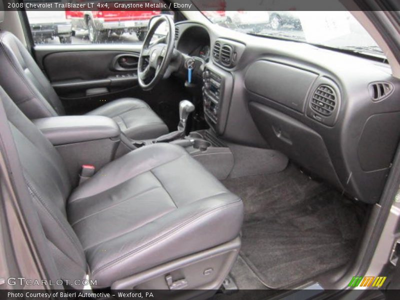 Graystone Metallic / Ebony 2008 Chevrolet TrailBlazer LT 4x4